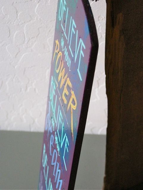 Believe in yourself , wall plaque/ sign: MADE TO ORDER only