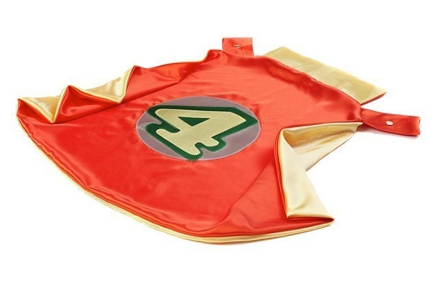 Custom Birthday Cape by Little Hero Capes - Superhero Number Design