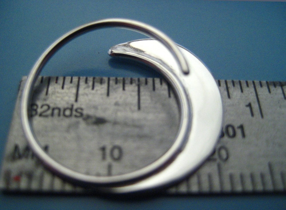 narrow petit blade earrings