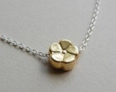 Tiny Golden Blossom Necklace