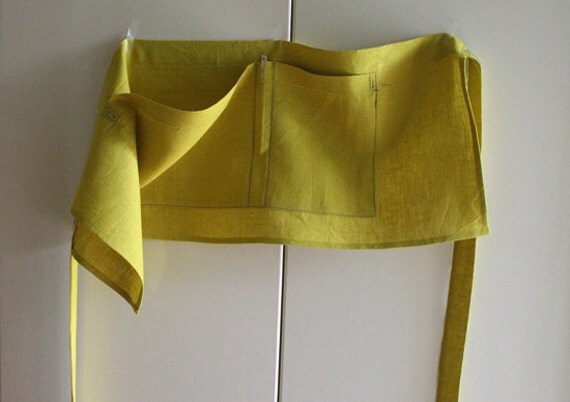 reserved CAFE LINEN APRON by pamelatang