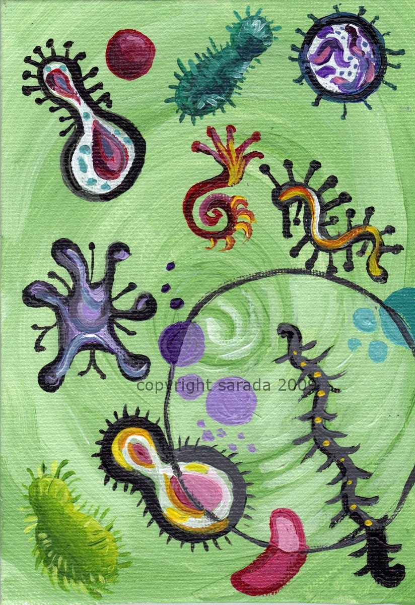 Bacteria Painting