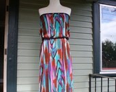 Ikat Snap Around Maxi Skirt