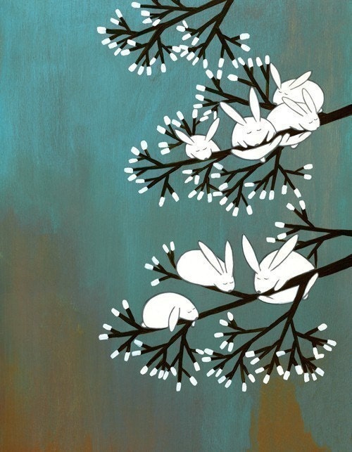 Marshmallow Garden - Signed Art Print