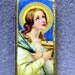Made to Order - Christian Catholic Saint Virgin Mary Jesus Recycled Domino Art Pendant - Your Choice of Image