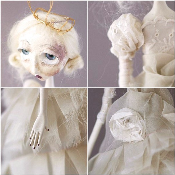 The White Queen - Alice in Wonderland Art Doll