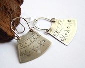 Small Indian Earrings - Sterling Silver Tribal Earrings - Ethnic Earrings