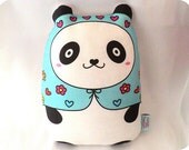 Pandita matryoshka doll/pillow/plush/softie/decor --- grande size (aqua)-- Made to order