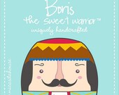 Boris -- " the sweet warrior "-- russian doll style-- (MADE TO ORDER)
