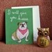 Bulldog Notecard