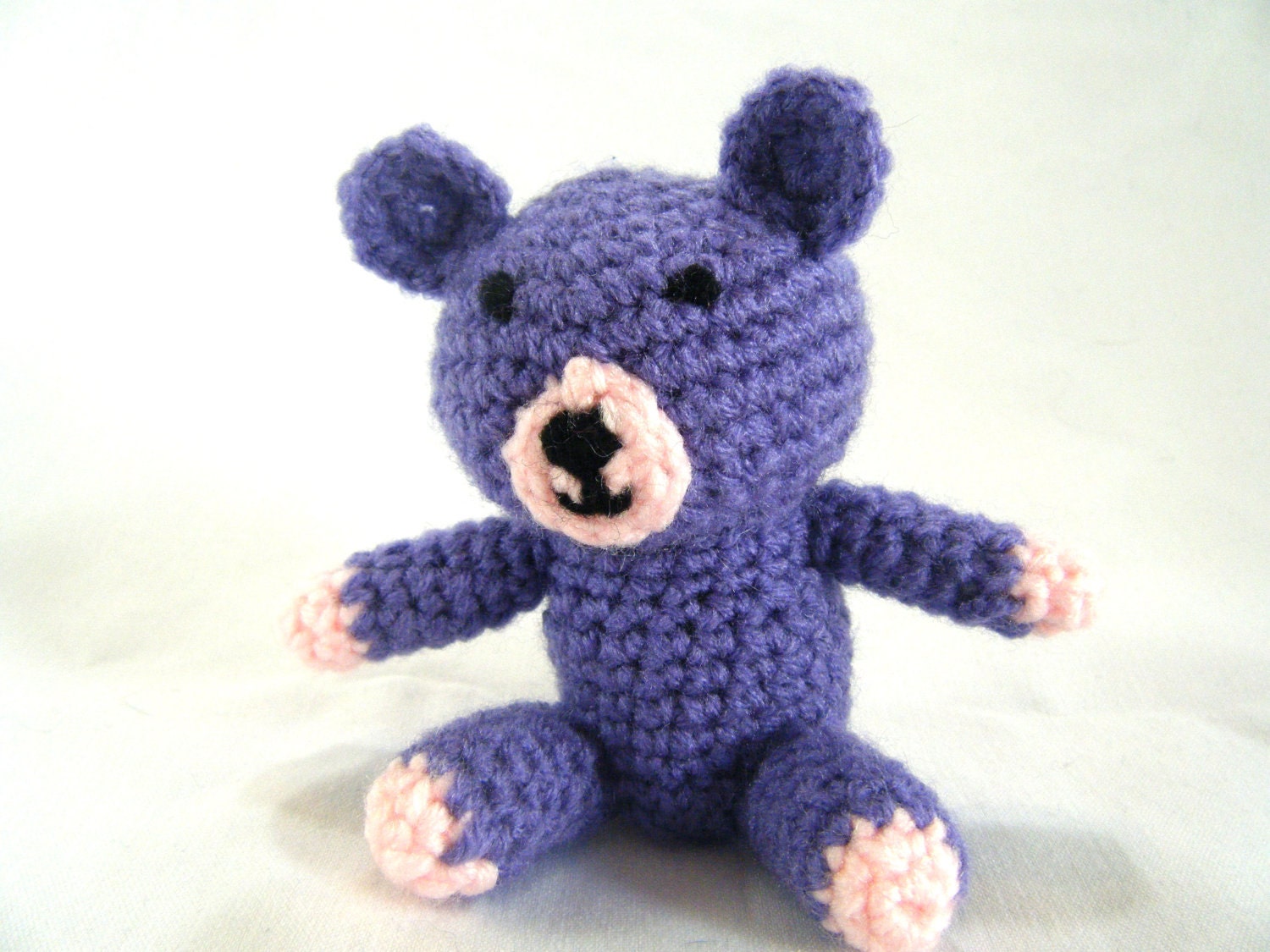 Purple and Pink Pocket Teddy