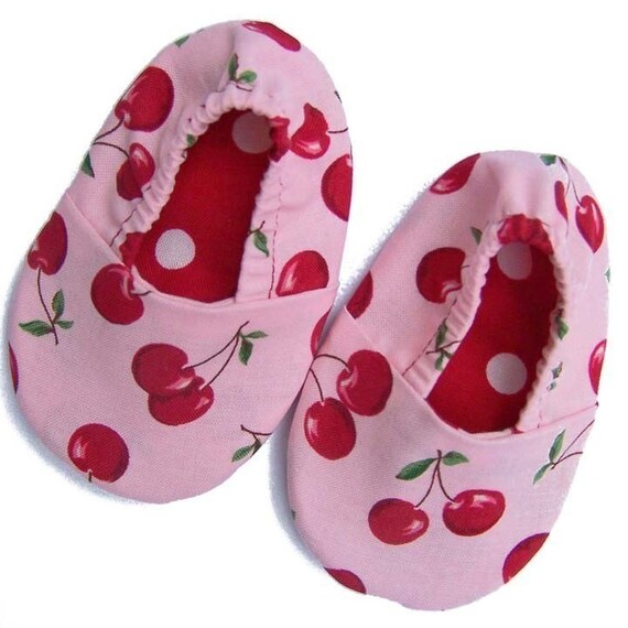 Red Cherry Toddler Slippers