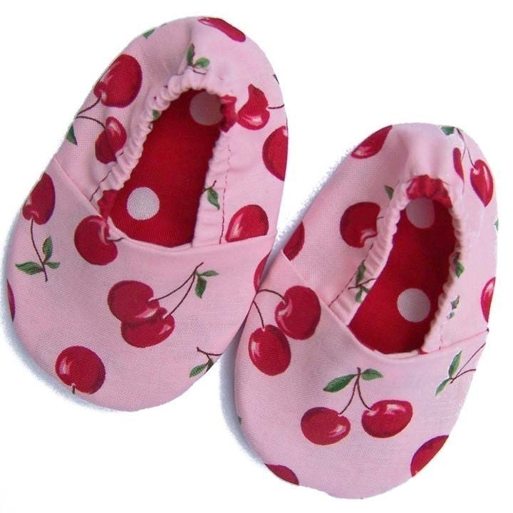 Red Cherry Toddler Slippers