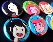 Adventure Time Gender Bend 1" Button Set - Fionna and Cake