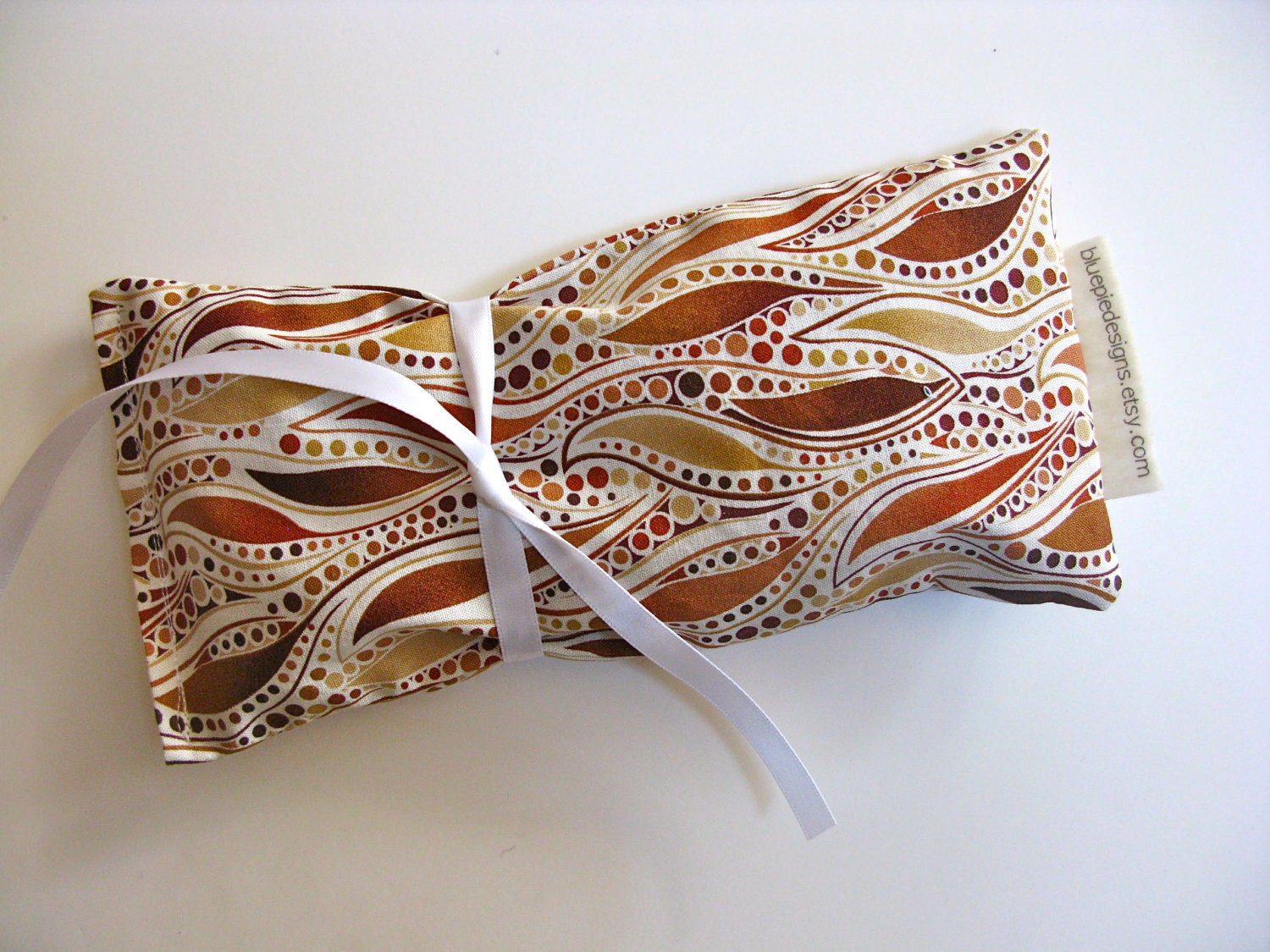 French Lavender Passion Eye Pillow- dream, meditate, rest- Sepia Stripe