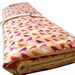 multi purpose knitting needle organizer - peach birds