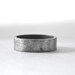 Black Diamond Ring - Wedding Band - Great for Men or Women - Oxidized Sterling Silver