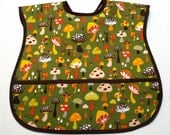 Mushrooms Big Baby Bib