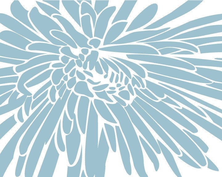 8x10 - Dahlia Revisted - Modern Art Print