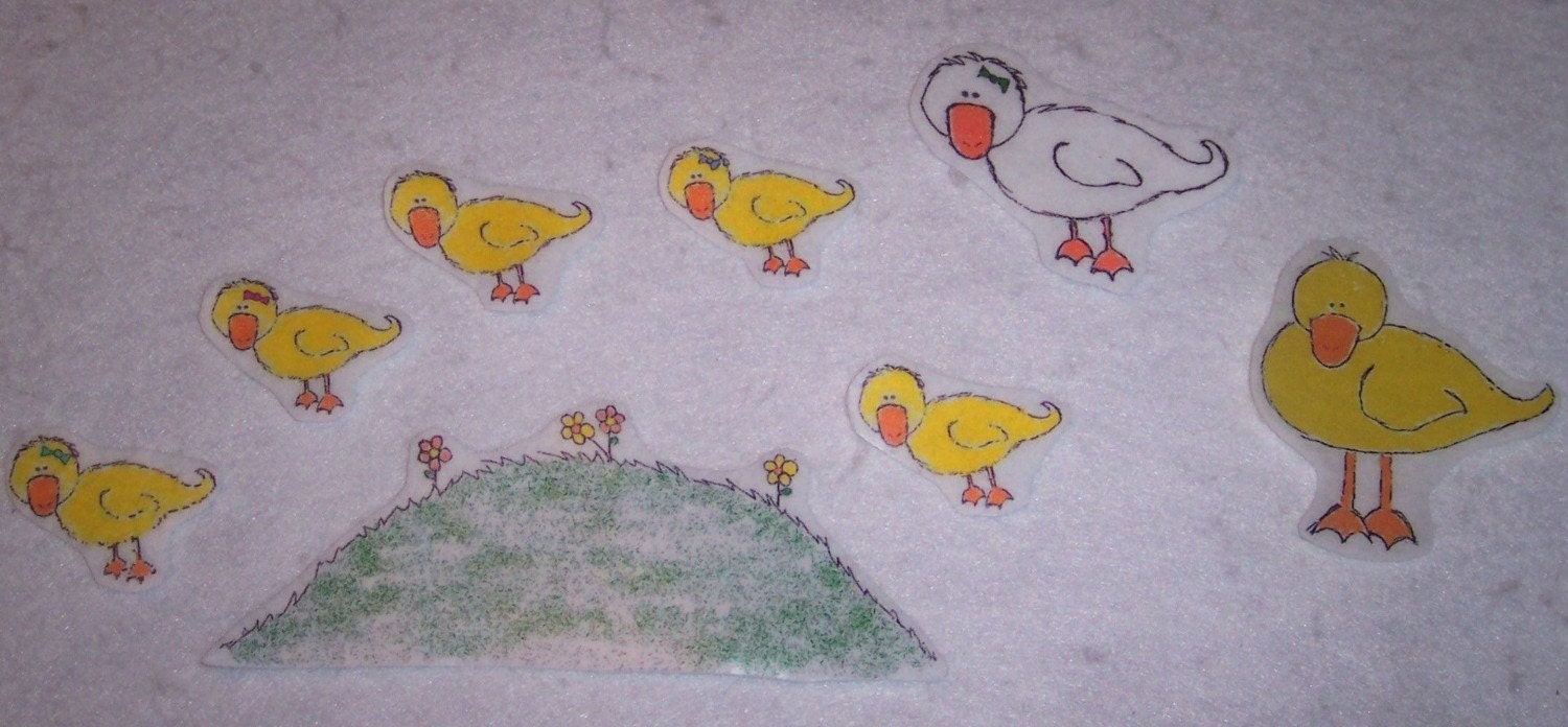 Five Little Ducks Went Out to Play Flannel Board Felt Story