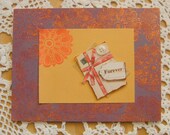 Forever Love Vintage Style Handmade Card - creativedesigns