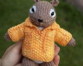 Chipmunk Knitting Pattern - PDF file