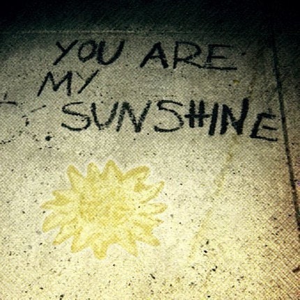 You Are My Sunshine 5x7 Photographic Print