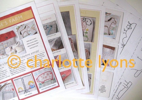 maggie's farm PDF : a stitchable barn tote and eight little farm animals to go inside