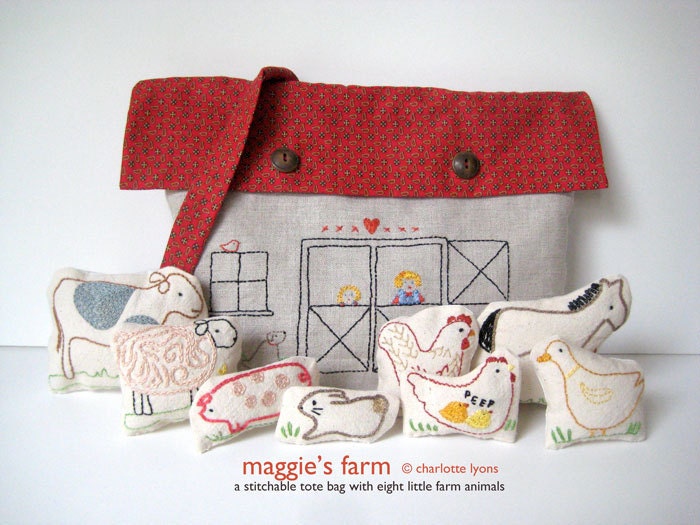 maggie's farm PDF : a stitchable barn tote and eight little farm animals to go inside