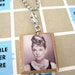 Audrey Hepburn Necklace - Vintage Scrabble Letter - Tile Zipper Pull - Charm Necklace