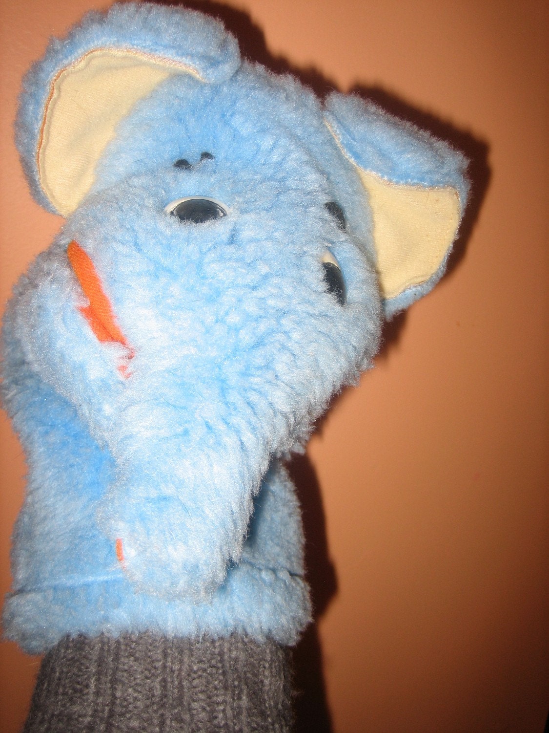 Eastern European elephant hand puppet