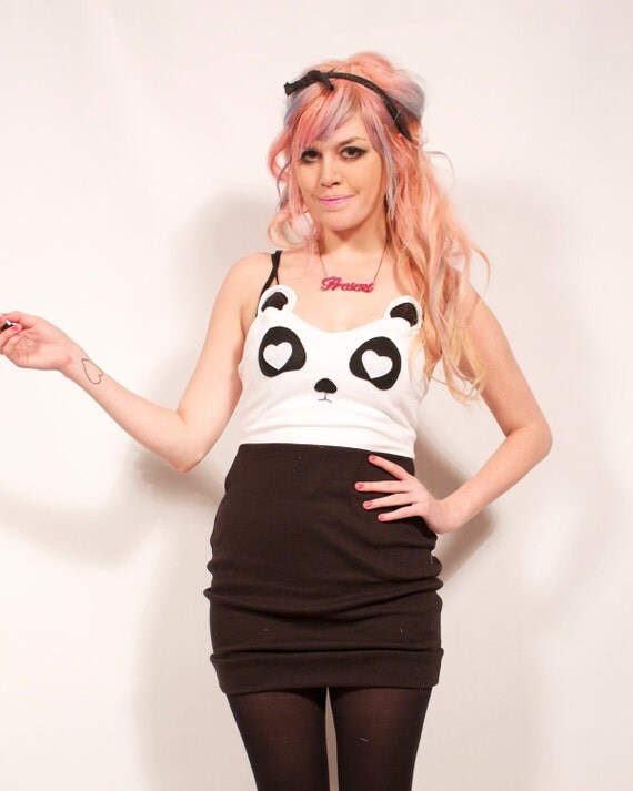 Panda Bear Dress MADE TO ORDER