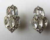 Fabulous Vintage Rhinestone Earrings