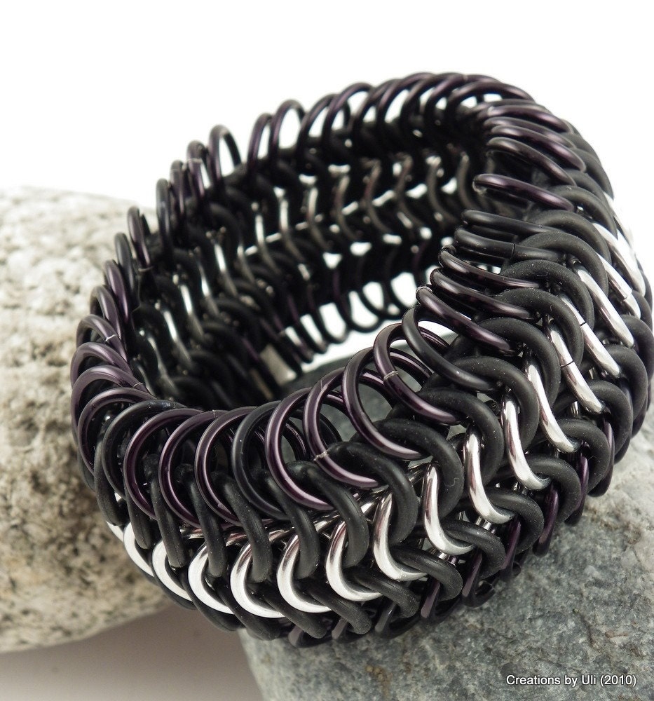 Stretchy Chainmaille Bangle Style Bracelet