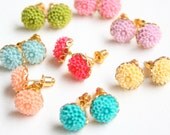 Mini Flower Ear Studs - Choose your color