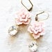 Blush and Crystal Earrings