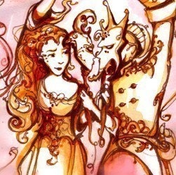 Dancers Masquerade Print - Much Ado About Nothing - Shakespeare Illustration - Medium