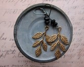 rosalie earrings - black