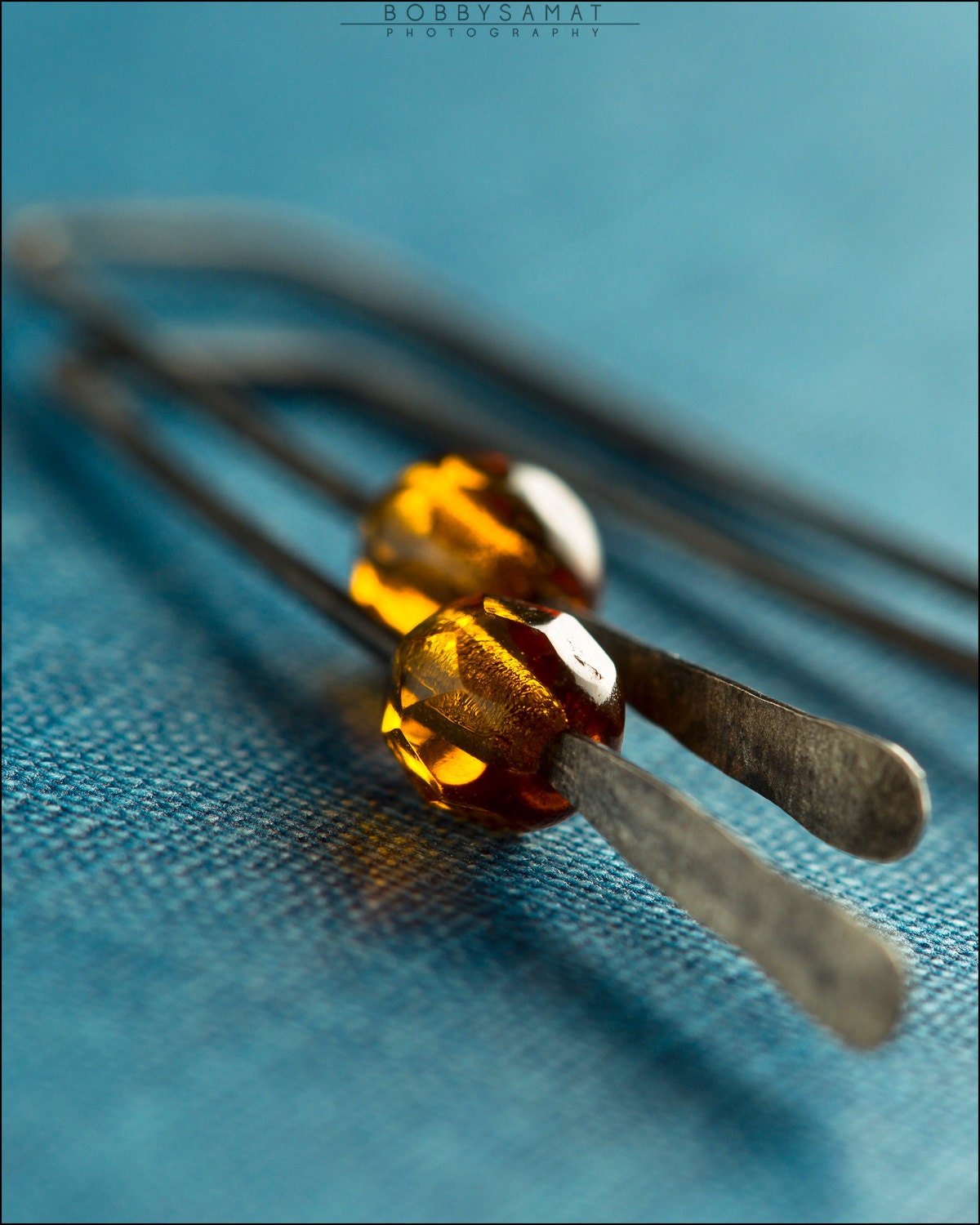 Oxidized Sterling Silver Paddle Hook Brown Crystal Earrings - Jewelry by Jason Stroud