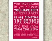 Dr Seuss Graduation Digital Print High School Gift Print by You - by girlsatplay girls at play Il_170x135
