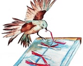 Montessori birds - series of three art prints