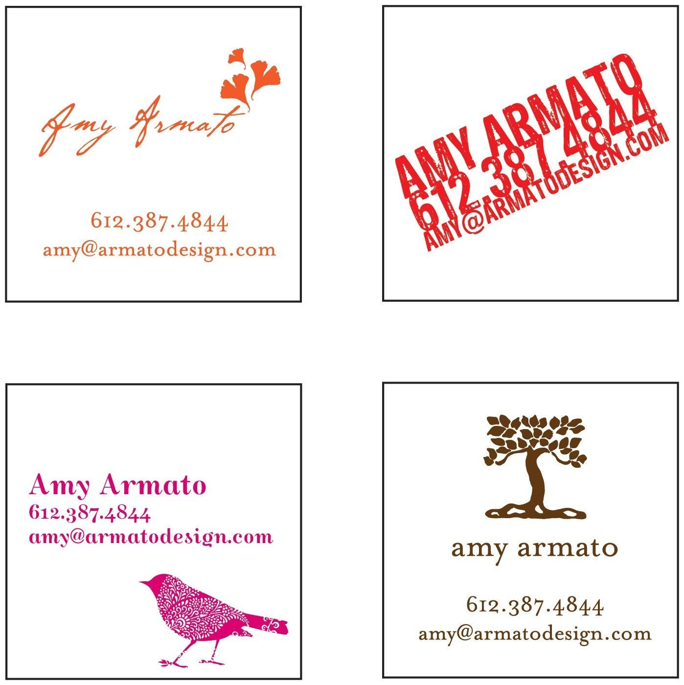 Mini Calling Cards