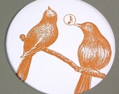 S A L E 50 % OFF Letterpress Song Bird CD Sleeve