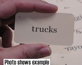Custom 21 mini flash cards