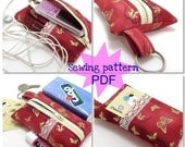 All in one zipper case cozy  pdf sewing pattern tutorial download DIY, instant download