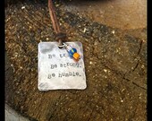 1" Square necklace
