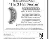 Chain Tutorial - 1 in 3 Half-Persian Pattern