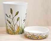 Ceramic Planter - Grass Fields Collection - made to order