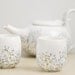 Hand Painted Ceramic Tea Set - Babys Breath Collection