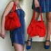 Gabba Bow Bag, Small-Red Corduroy WINTER BREAK SALE